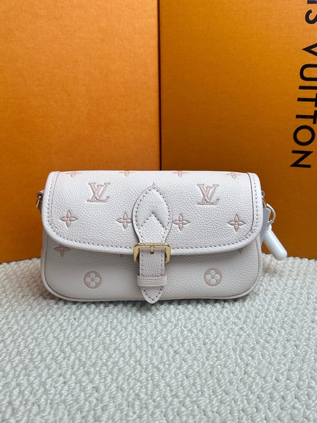 Louis Vuitton Strawberry Milk Nano Diane Monogram Shoulder Bag