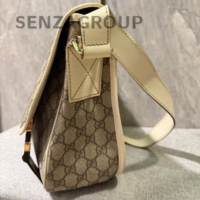Gucci White Classic Fashion Shoulder Crossbody Bag for Women