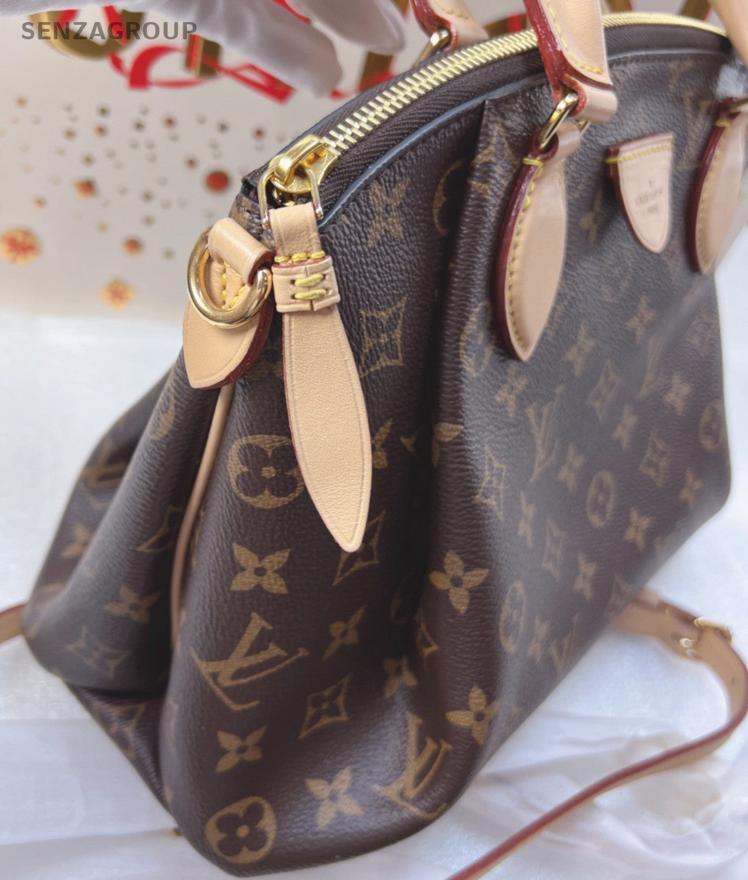 Louis Vuitton Rivoli bb Tote Top Handle 2way Shoulder bag Brown Women