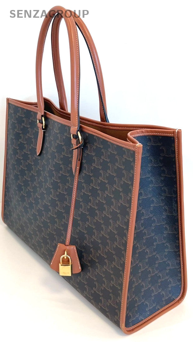 CELINE Triomphe Cabas tote Top Handle Monogram Handbag Briefcase