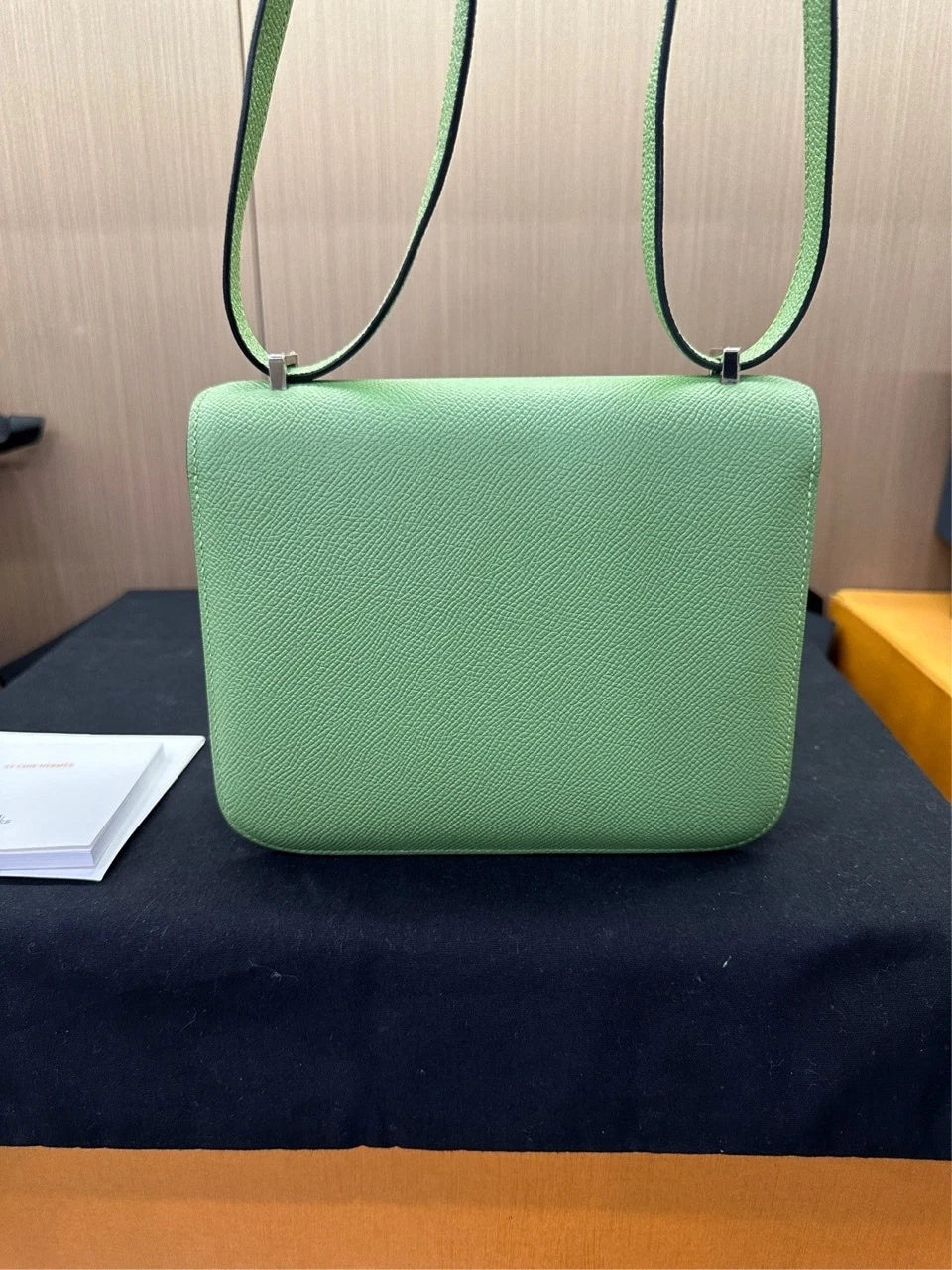 Hermes Constance 19 Green Epsom Leather Crossbody Bag For Women