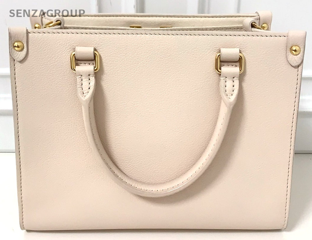 Louis Vuitton Lock & go tote Top Handle bag Calfskin Handbag Women Nude pink