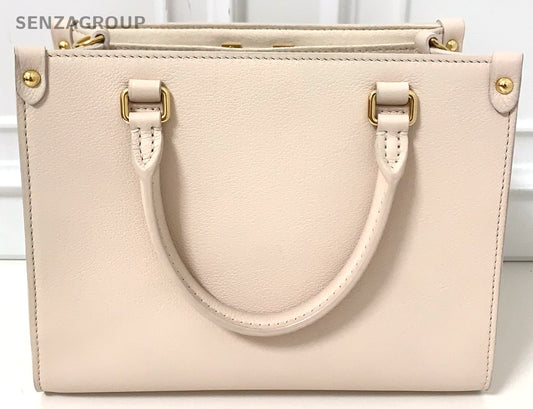 Louis Vuitton Lock & go tote Top Handle bag Calfskin Handbag Women Nude pink
