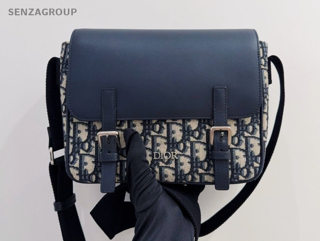 Christian Dior Oblique Monogram Embroidery Canvas Shoulder bag Crossbody
