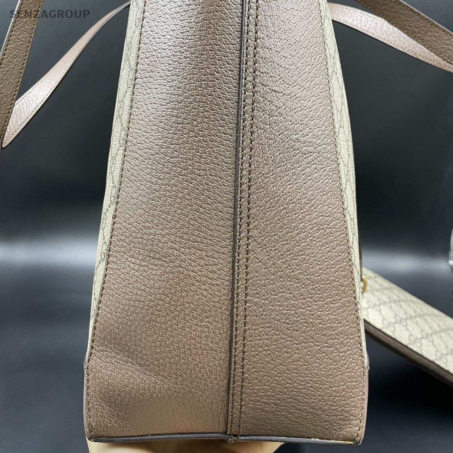 Gucci Ophidia GG Supreme Canvas Shoulder Bag Beige Brown Women Classic