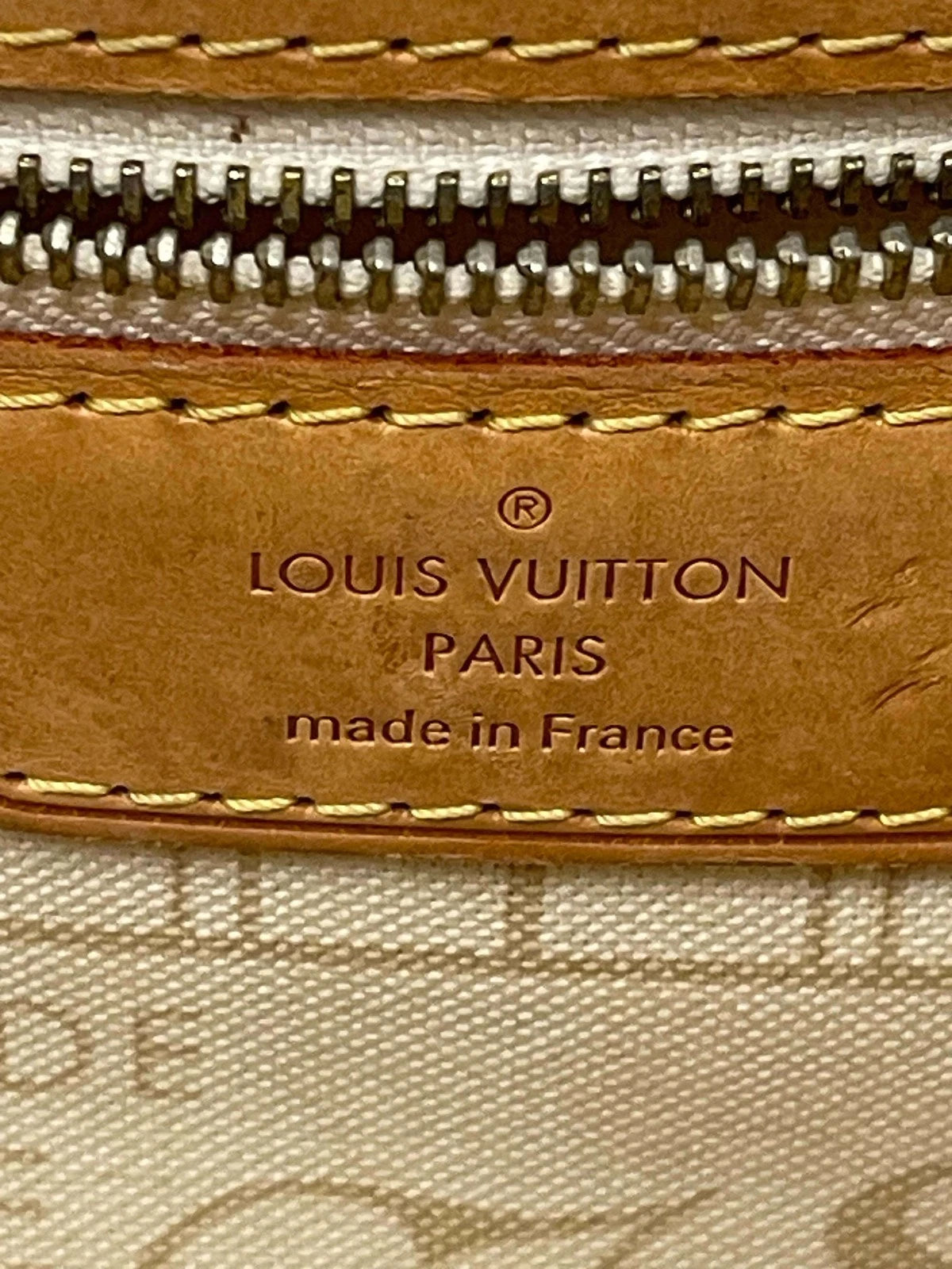 Louis Vuitton Neverfull Damier Shoulder Bag Tote Bag Excellent