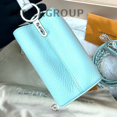 Louis Vuitton Capucines Mini Mint Green Handbag Shoulder Bag Women