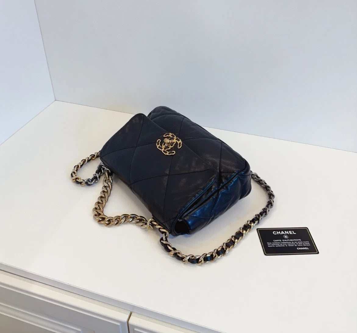 Chanel 19 Bag PM Shoulder Bag Crossbody Bag Black Women Fashion