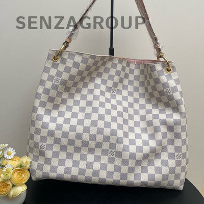 Louis Vuitton Damier Ebene Graceful MM Shoulder Bag Classic Women