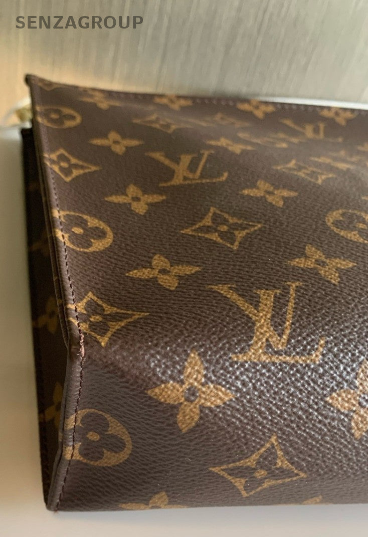 Louis Vuitton Monogram Clutch 26 Handbag Brown M47542