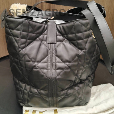 Dior Large Black Gold Cannage Tote Bag - Classic Women's Handbag