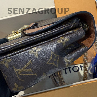 Louis Vuitton Marceau Monogram Shoulder Crossbody Bag Caramel Women