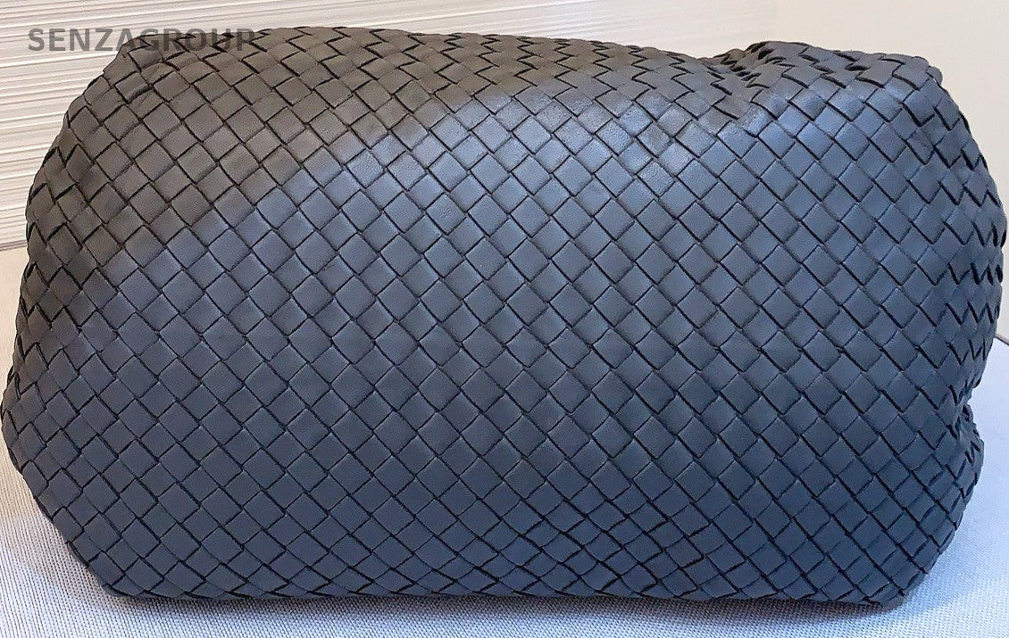 Bottega Veneta Weaving Shoulder Handbag Elephant Gray Women