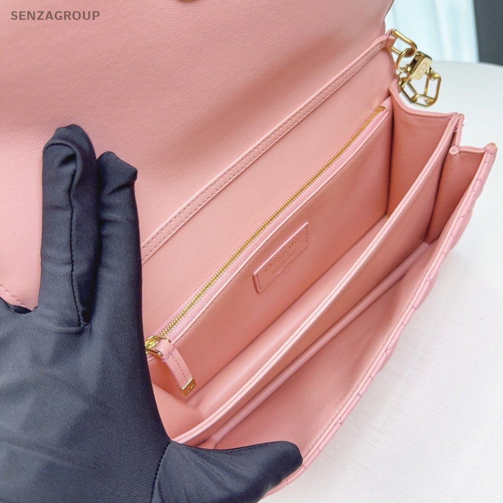 Christian Dior Miss Chain Shoulder bag Sakura Pink Gold Women
