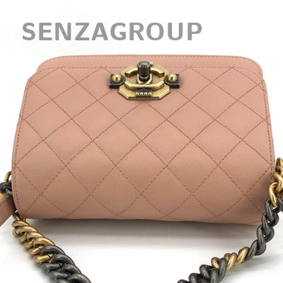 Chanel Cosmopolitan Pink Gold Hardware Tote Shoulder Bag Classic Women