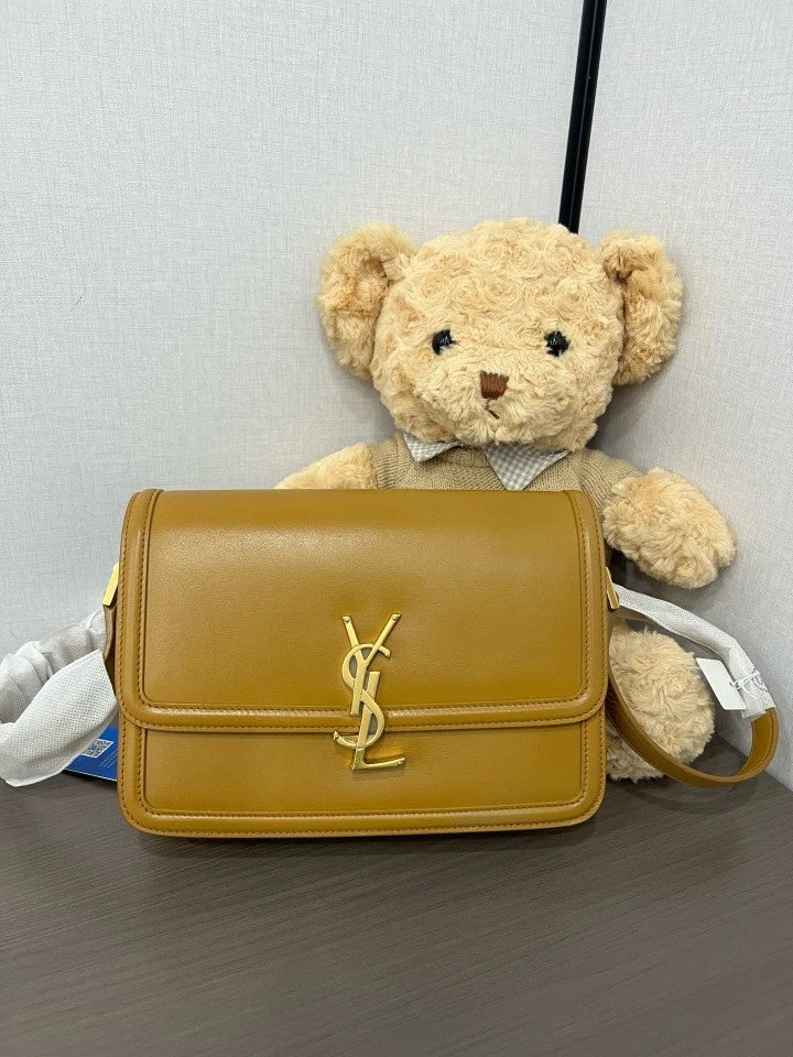 YSL Medium Yellow Tofu Shoulder Bag For Women