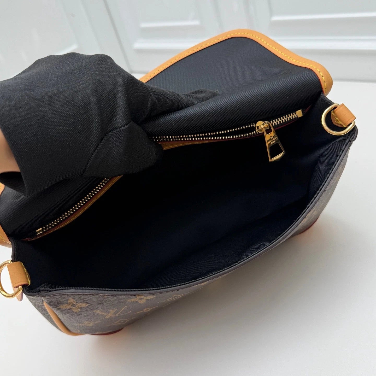 New Louis Vuitton Diane Monogram Canvas Shoulder Bag Crossbody with 2Straps