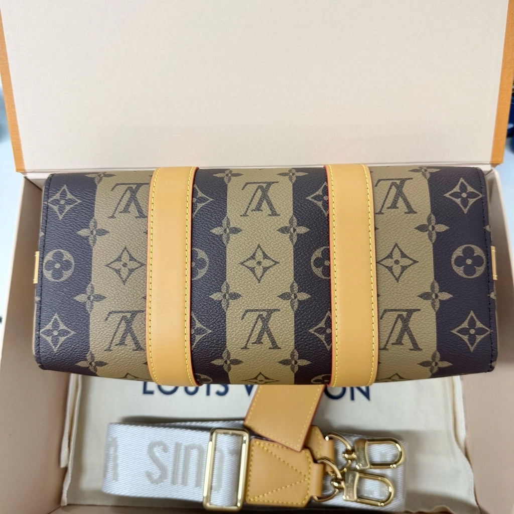 New Louis Vuitton x Nigo Keepall City Canvas Handbag For Women