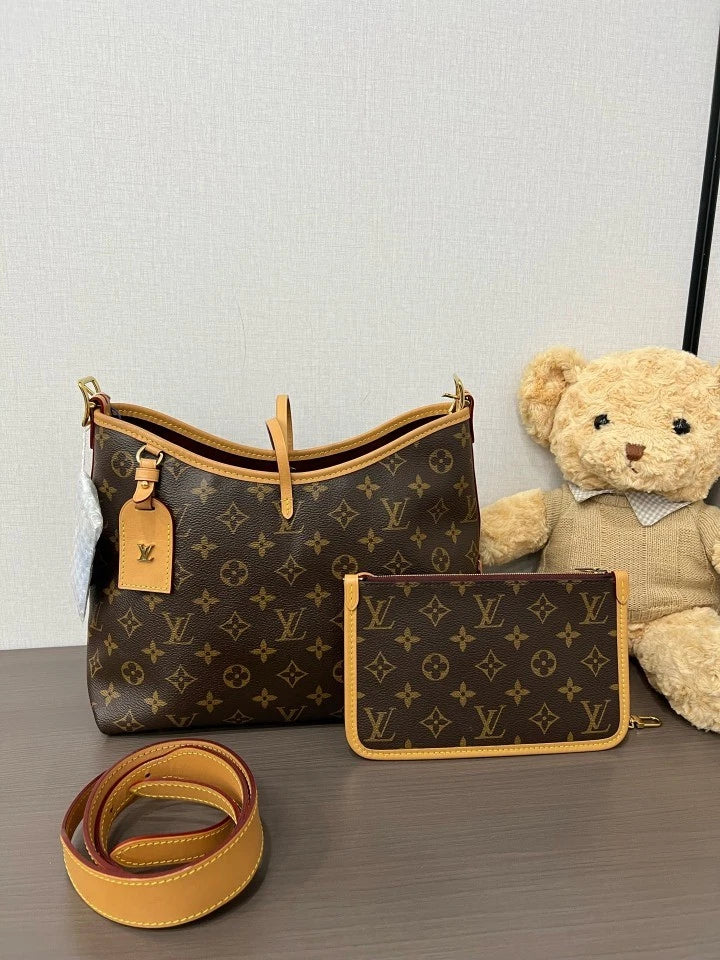 Louis Vuitton Monogram Canvas Small Carryall Tote Bag For Women