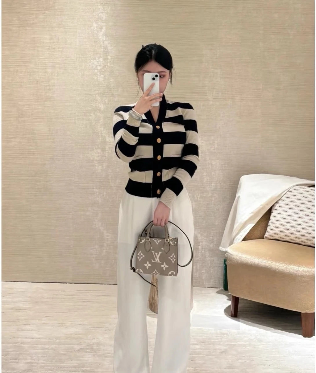 Louis Vuitton Onthego BB Gray Tote Bag For Women