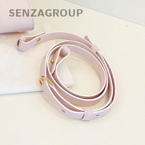 Delvaux Brilliant Mini 2Way Top Handle Bag Crossbody Pink Gold Women Classic