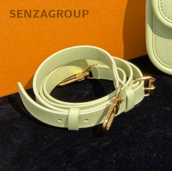 Louis Vuitton Hide And Seek Epi Top Handle Crossbody Green Gold Women Classic