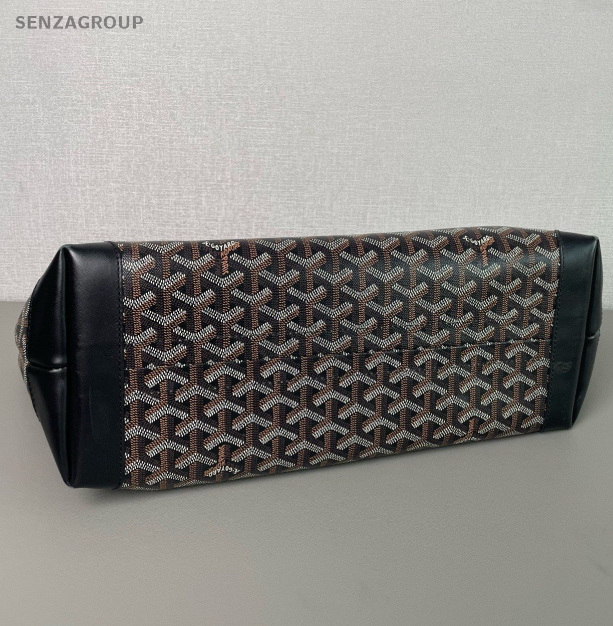 Goyard Bellechasse Tote Shoulder Bag Black Used Women Classic