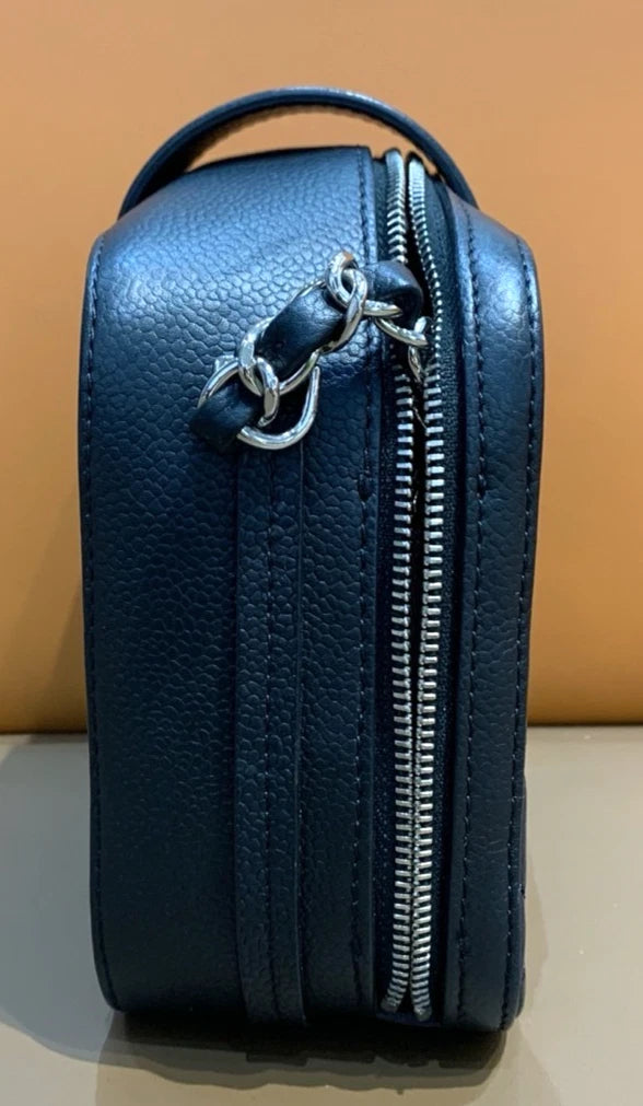 CHANEL CC Camera Bag mini Calfskin Chain Strap Shoulder Bag Crossbody - Pre-Owned