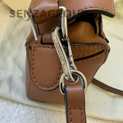 Loewe Puzzle Mini Bag in Caramel Calfskin Leather - Shoulder Crossbody