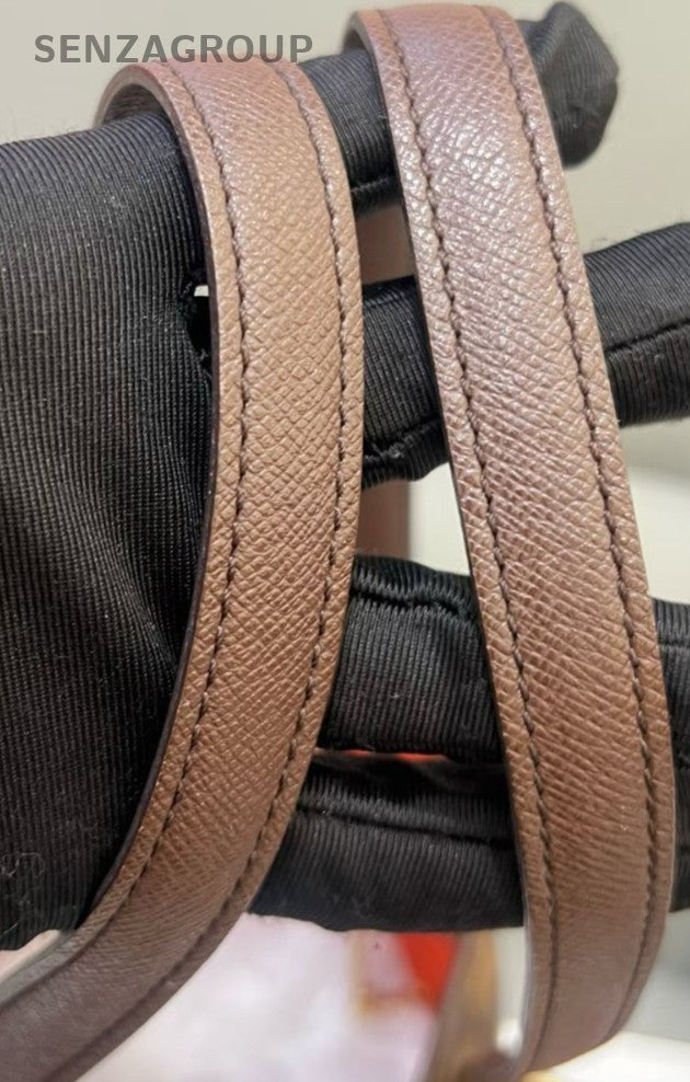 Louis Vuitton Damier Bucket Shoulder Bag Brown Red Women Classic Vintage