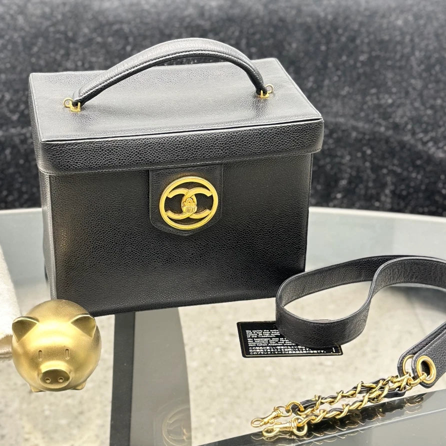 Chanel Vanity Crossbody Top Handle Excellent