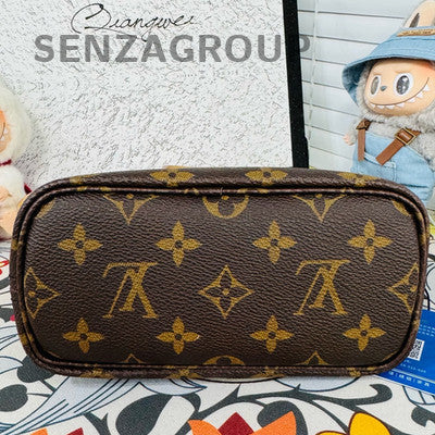 Louis Vuitton Monogram Neverfull BB Tote Shoulder Bag Classic Women