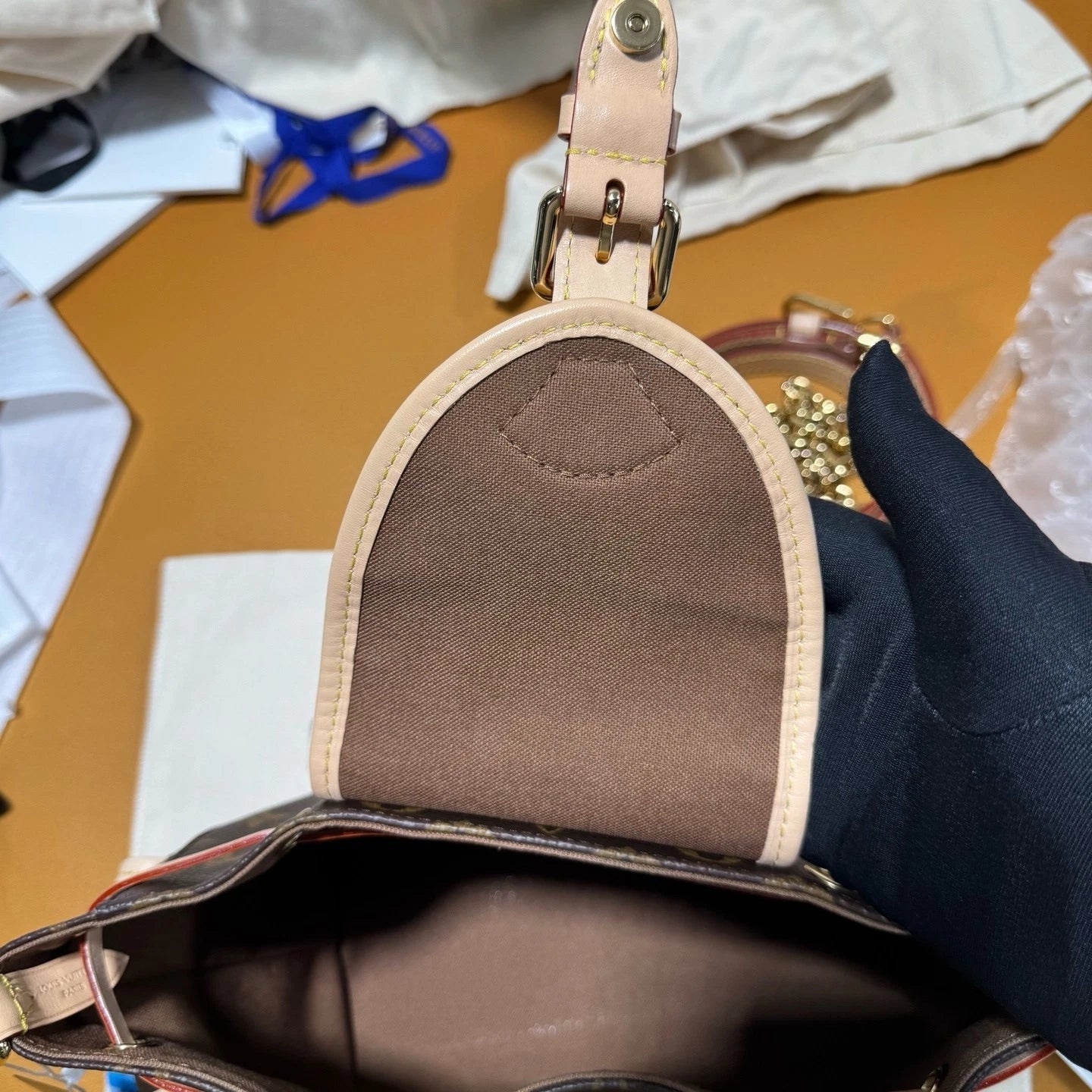 New Louis Vuitton ODYSSÉE Leather Small Dumpling Shoulder Bag For Women