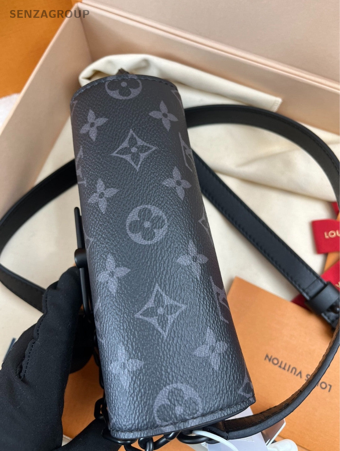 Louis Vuitton Steamer Box Bag Unisex Shoulder Crossbody Classic