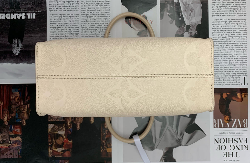Louis Vuitton Onthego GM Monogram Empreinte Leather Tote Bag