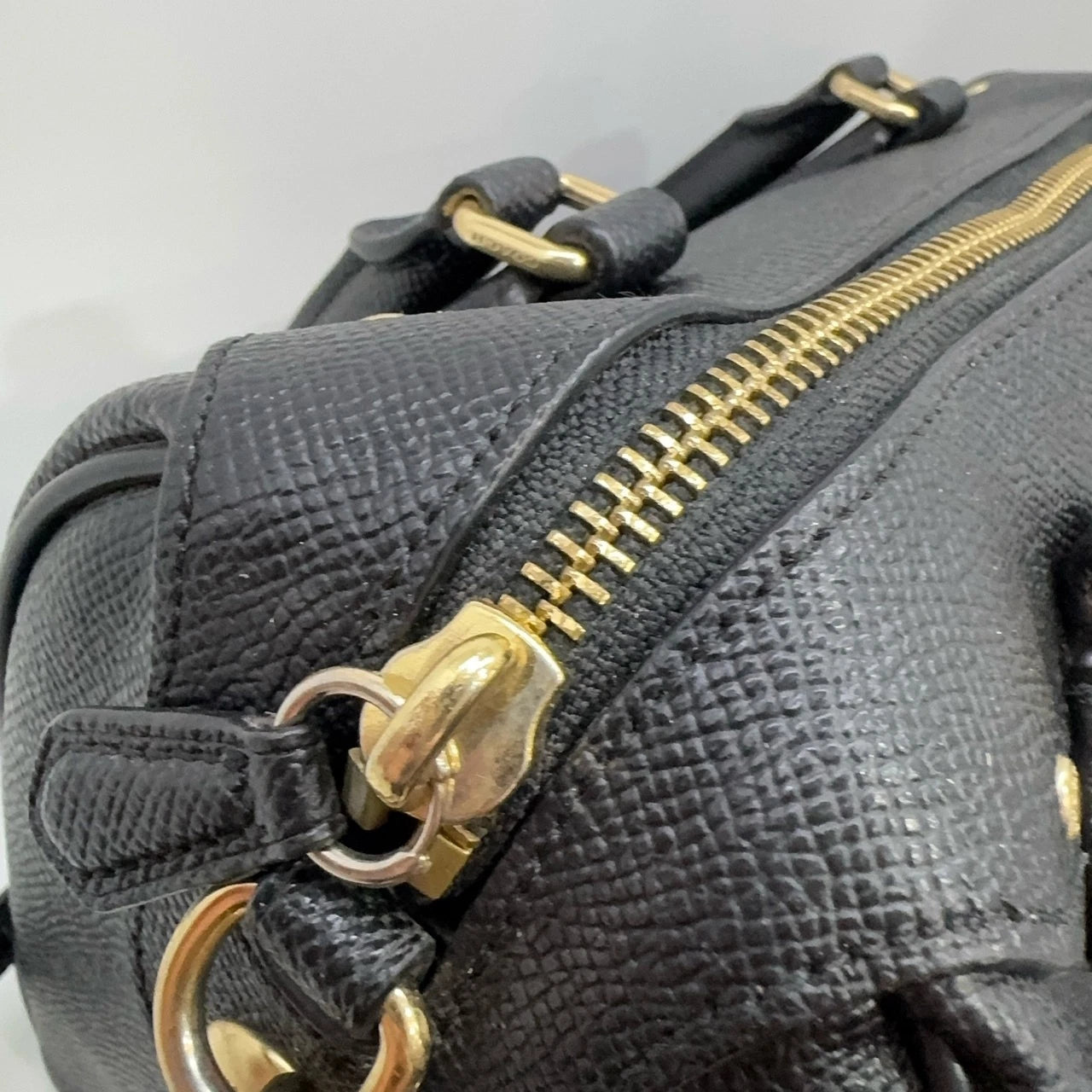 Coach Bennett 23 Black Boston Handbag Shoulder Crossbody Women