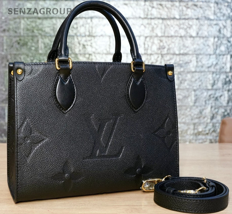 LOUIS VUITTON black Monogram Empriente ON THE GO PM M45595 CHIP VERSION