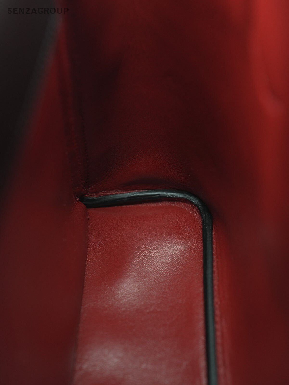 PRADA Saffiano Double Shoulder Handbag