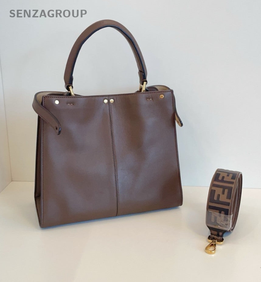 FENDI Peekaboo X-Lite Top Handle 2way Shoulder Handbag Women
