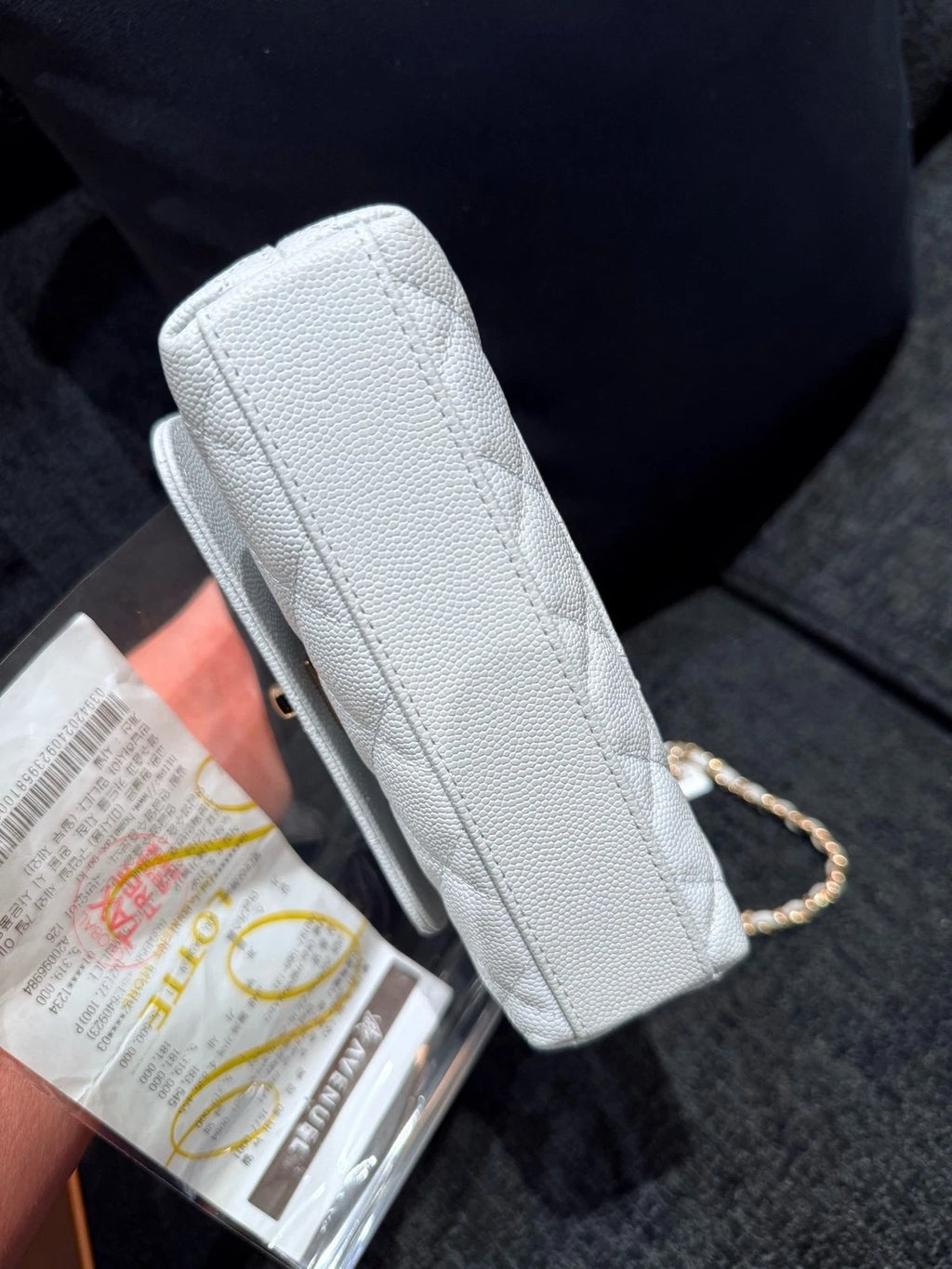 New CHANEL Blue Coco Handle Mini Top Handle Bag For Women
