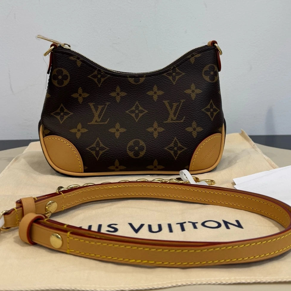 Louis Vuitton Boulogne Monogram Canvas Shoulder Bag Excellent