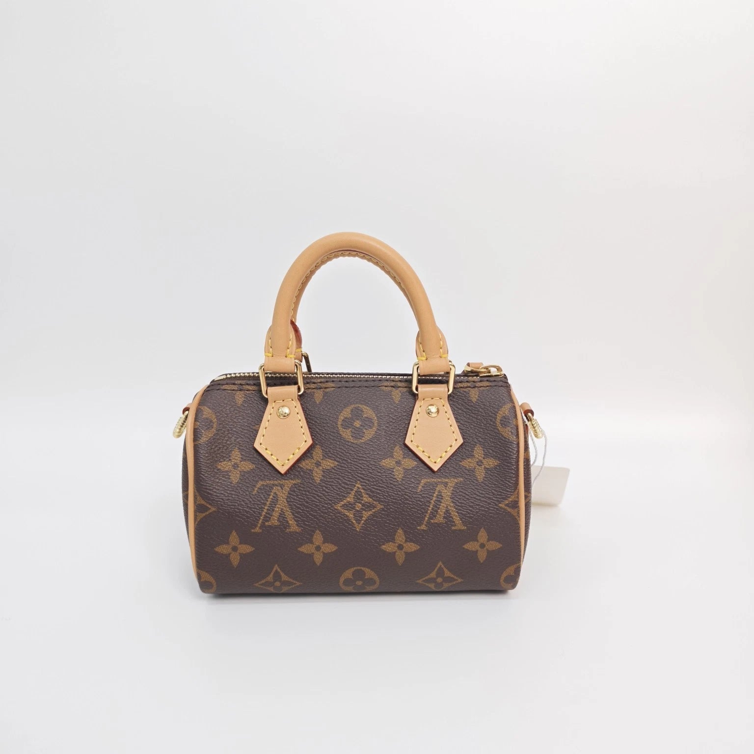 Louis Vuitton Speedy Nano Monogram Canvas Crossbody Bag For Women