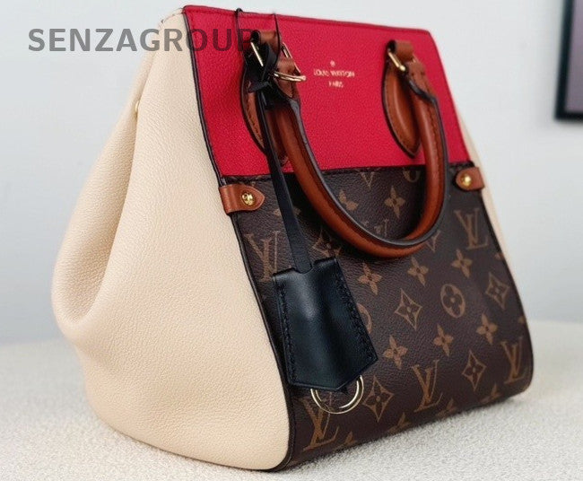 Louis Vuitton Fold Tote Monogram Handbag Shoulder Crossbody Bag Women Multicolor
