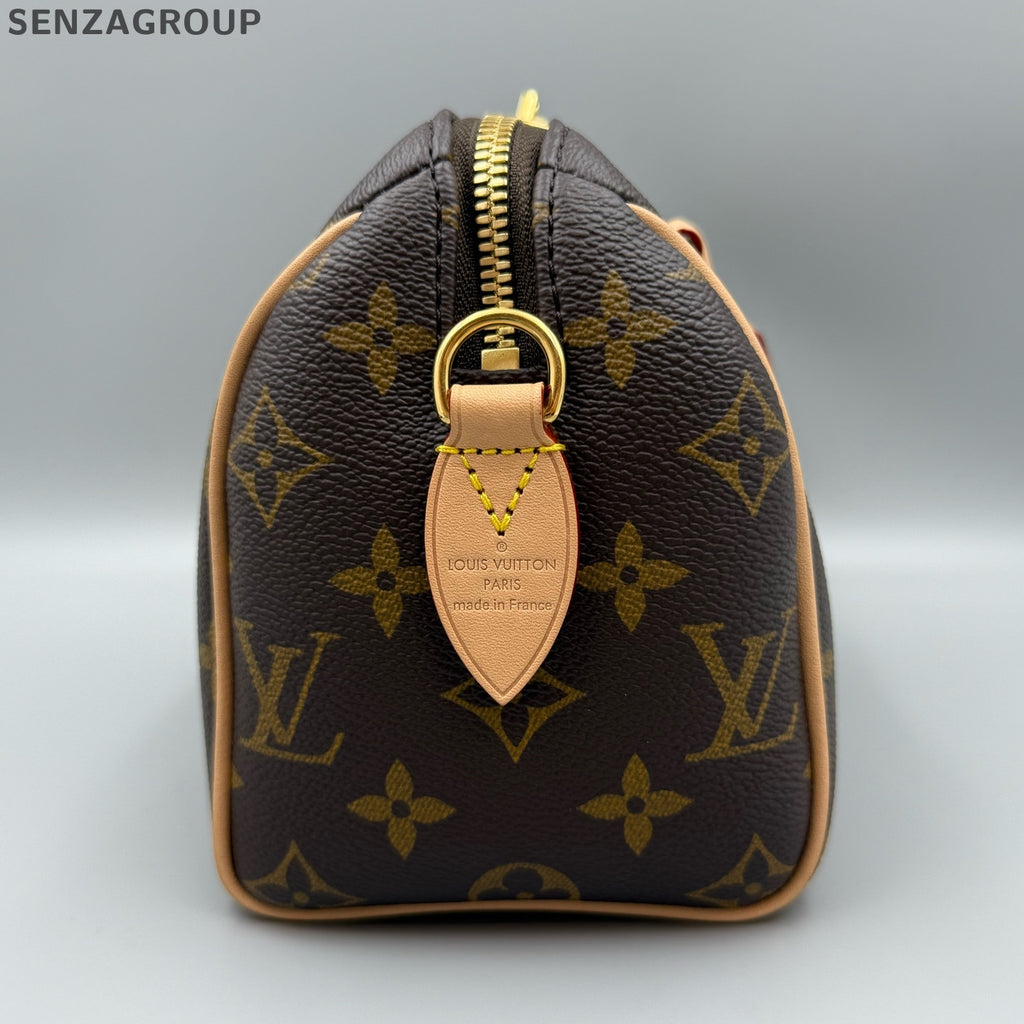 Louis Vuitton Speedy 20 Monogram Handbag Brown Classic Women's Bag