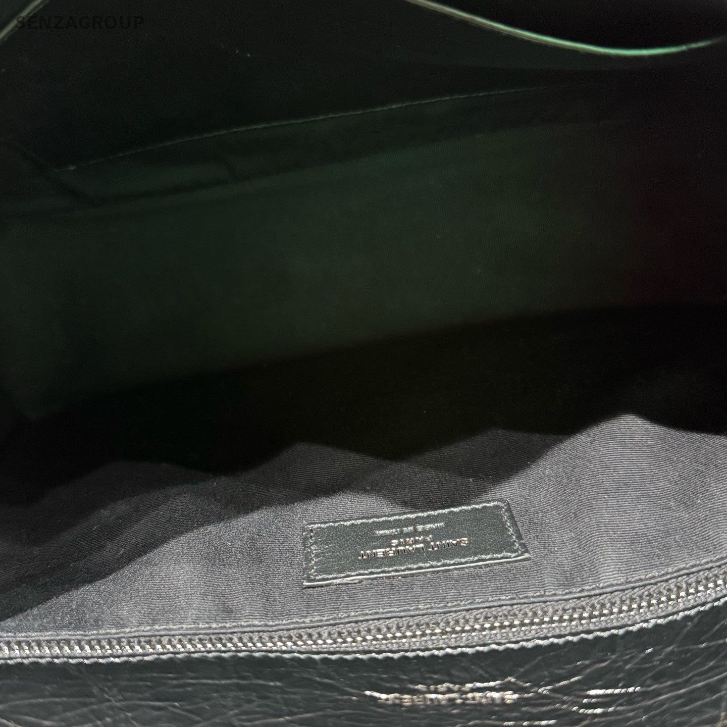 Saint Laurent Niki MM Chain Shoulder Bag Black Silver Used Women Classic