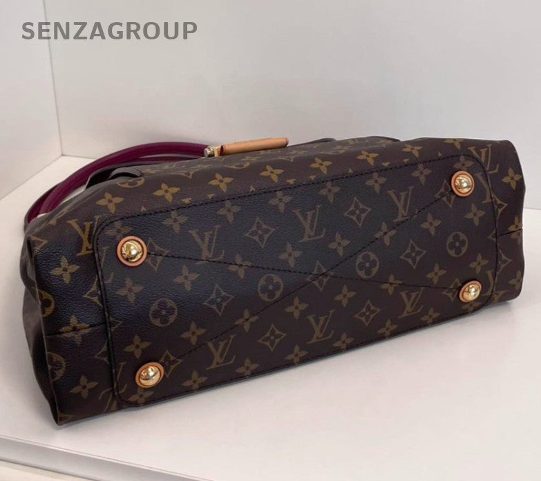 Louis Vuitton Olympe Monogram Top Handle Bag Shoulder Bag Brown Women Classic