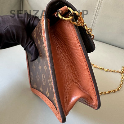 Louis Vuitton Monogram Dauphine Chain Wallet on Strap Crossbody Bag