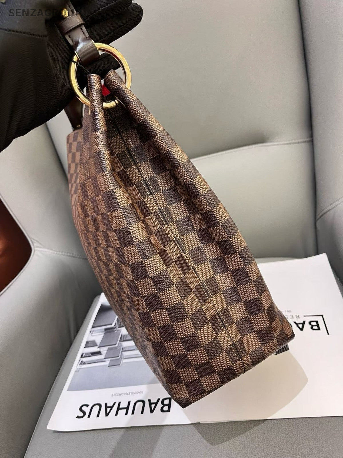 Louis Vuitton Graceful MM Damier Ebene Shoulder bag Brown Women Classic