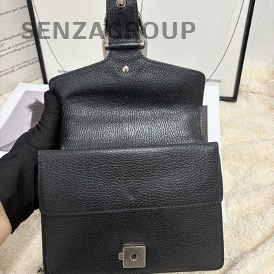 Gucci Black Silver Snake Head Chain Shoulder Crossbody Bag Women Classic