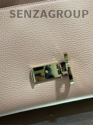 Gucci Messenger Bag Pink Gold Buckle Leather Women's Shoulder Crossbody